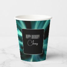 Emerald Green Floral – Custom Black Accent