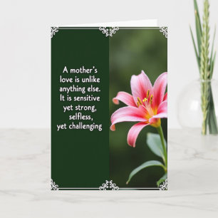 Emerald Green Flower Greeting Card