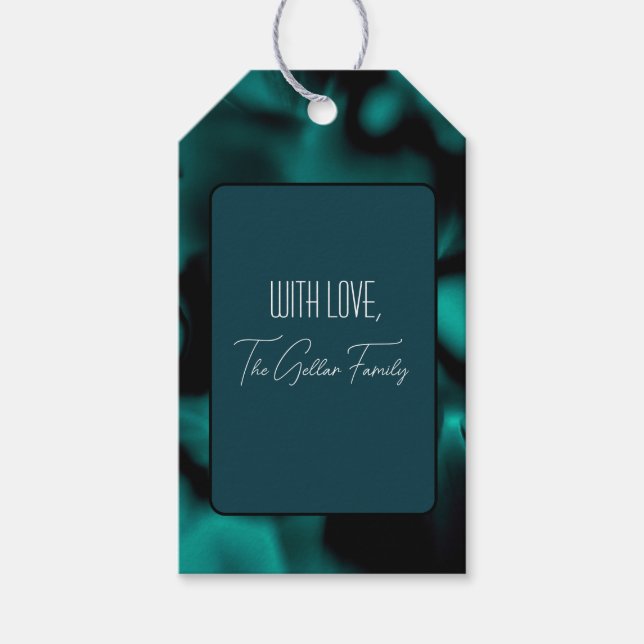 Emerald Green Gift Tag (Front)