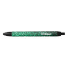 Emerald Green glitter sparkles Personalise