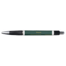 Emerald Green Gold Custom Pen