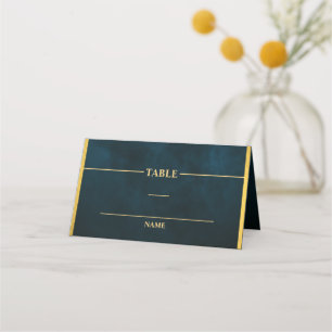 Emerald Green Gold Fairy Tale Whimsical Place Card