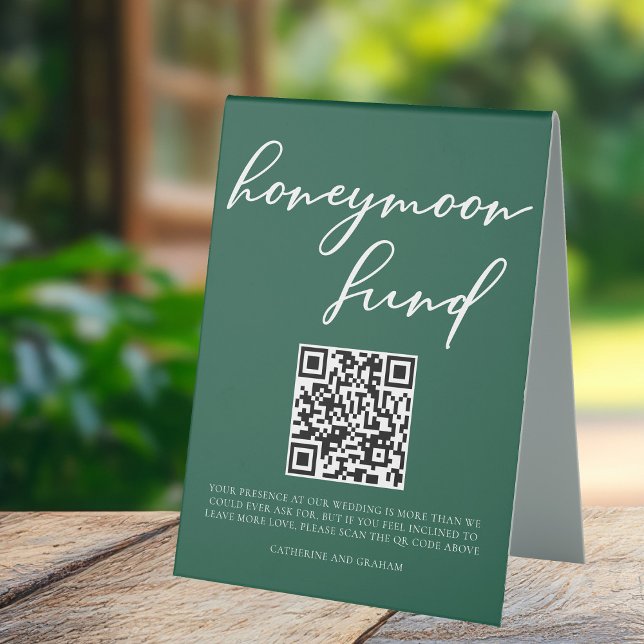 Emerald Green Honeymoon Fund QR Code (Creator Uploaded)