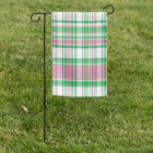 Emerald Green, Hot Pink, White Preppy Madras Plaid