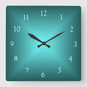 Emerald Green Illuminated>Plain wall Clock