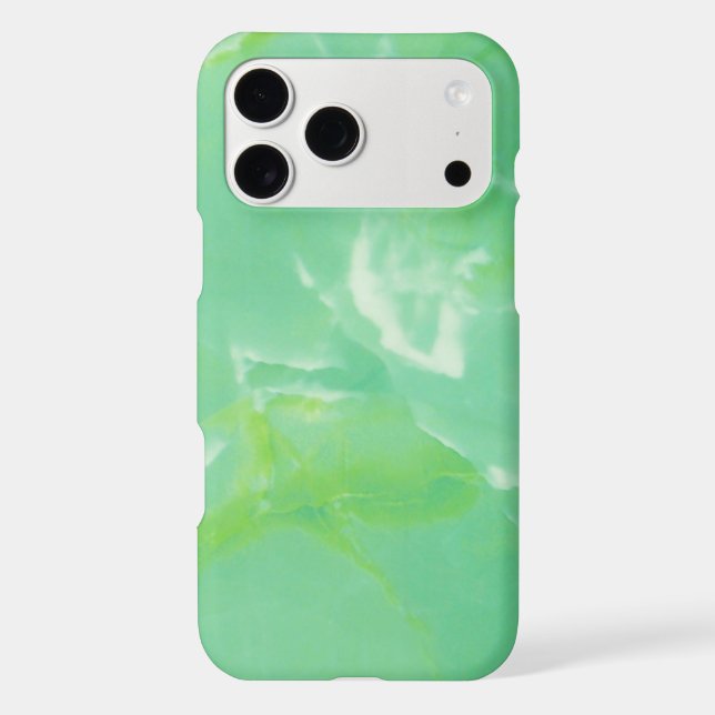 Emerald green jade marbling pattern (Back)