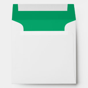 Emerald Green Lined Envelope – Customisable