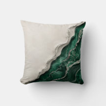 Emerald Green Marble Abstract Nature Decor Art