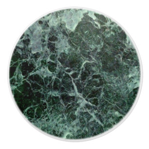 Emerald green marble drawer handle, door knob