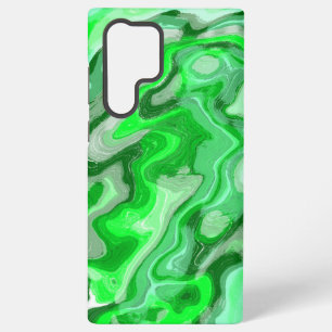 Emerald Green Marble Texture Abstract Liquid Paint Samsung Galaxy Case