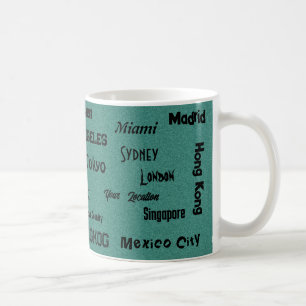 emerald green Mega city  Coffee Mug