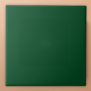 Emerald Green Minimalist Solid Colour Ceramic Tile