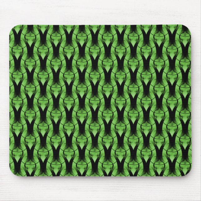Emerald Green Modern Classic Mousepad (Front)
