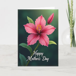 Emerald Green Mothers Day Card