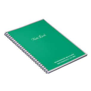 Emerald Green Notebook