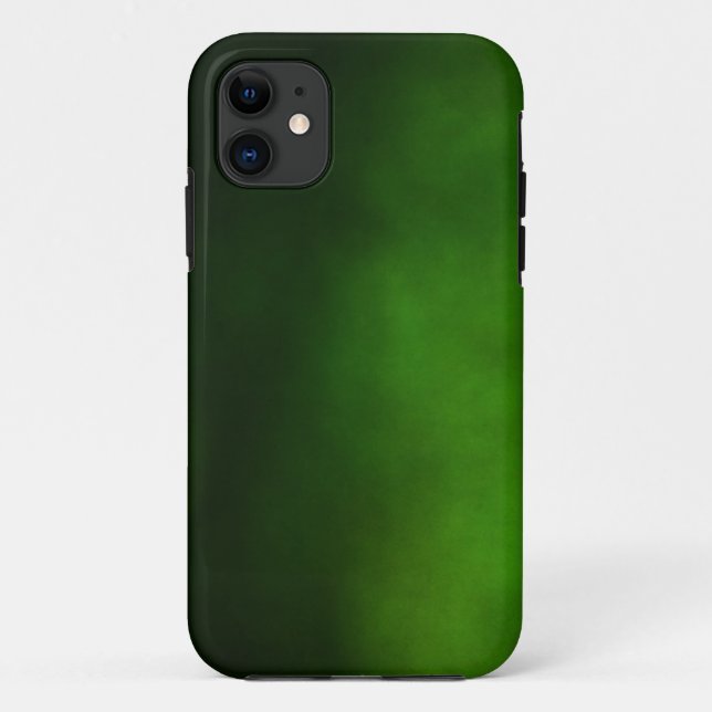 Emerald Green Ombre iPhone Case (Back)