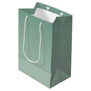 Emerald Green Ombre    Medium Gift Bag