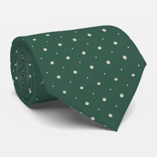 Emerald Green Polka Dot  Tie