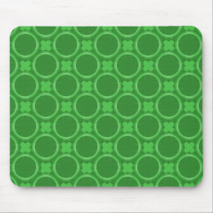 Emerald Green Quirky Charm Mousepad