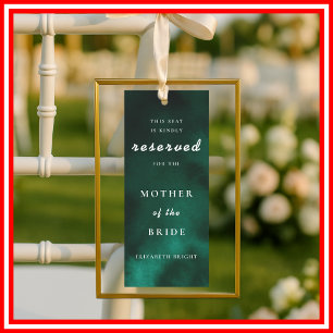 Emerald Green   Reserved Tag Invitation