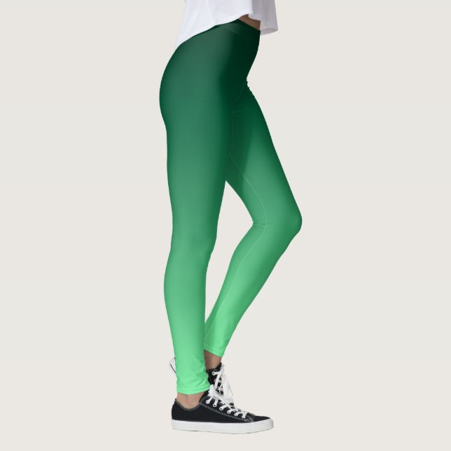 Emerald Green Shades  Leggings (Right)