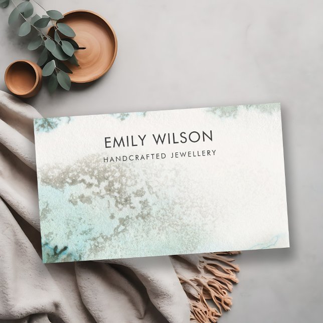 Emerald Green Silver Agate Blank Display Card (Creator Uploaded)