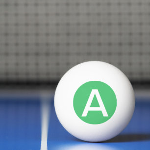 Emerald Green Solid Colour Ping Pong Ball