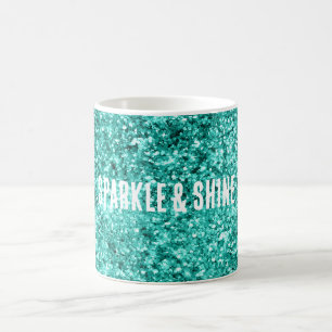 Emerald Green Sparkle Coffee Mug