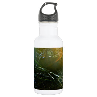 EMERALD GREEN WATER FANTASY, ABSTRACT DESIGN 532 ML WATER BOTTLE