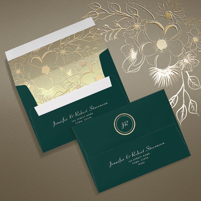 Emerald Green Wedding Envelope (Creator Uploaded)