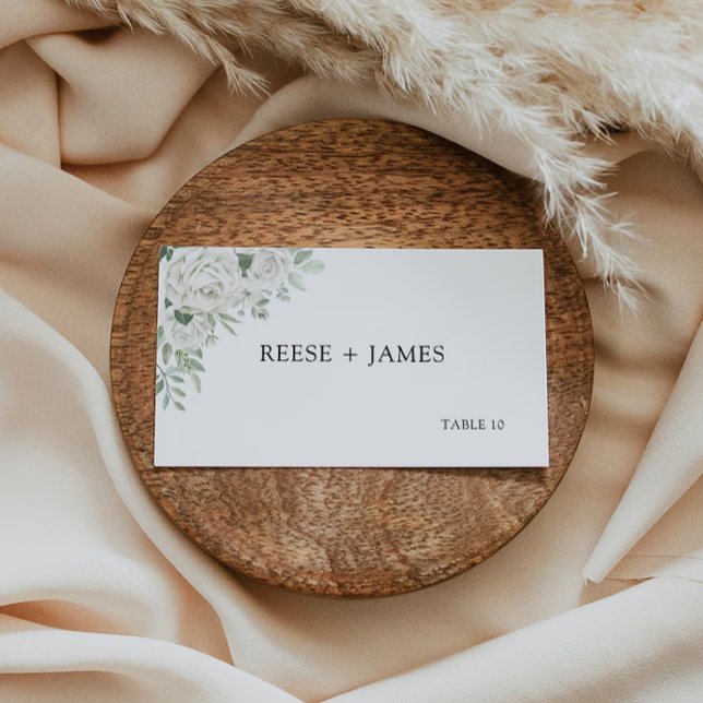 Emerald Green Wedding Place Cards Template (Emerald Green Wedding Place Cards Template)