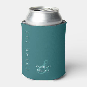 Emerald Green-Wedding-Thank You- Can Cooler