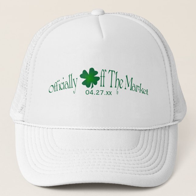 Emerald Green, White Shamrock Off the Market Cap (Front)