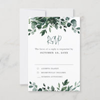 Emerald Greenery Eucalyptus Botanical Wedding
