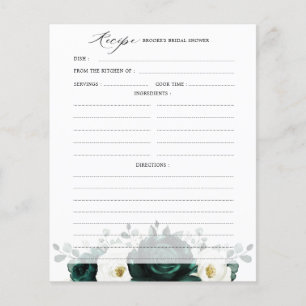 Emerald Greenery Eucalyptus Bridal Shower Recipe