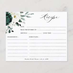 Emerald Greenery Eucalyptus  Bridal Shower Recipe