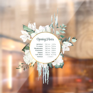 Emerald Greenery Gold Circle Opening Hours