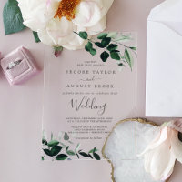 Emerald Greenery Rustic Modern Boho Moody Wedding