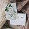 Emerald Greenery Save the Date Postcard