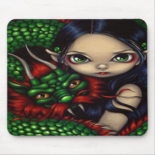 "Emerald Guardian" Mousepad