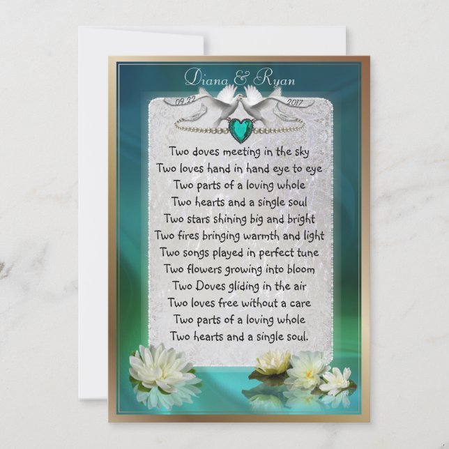 Emerald Heart Save the Date (Front)