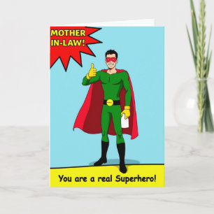 Emerald Hero Mother In Law Card