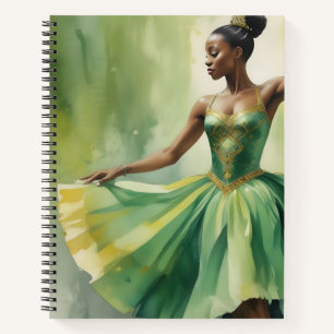 Emerald in Motion Notebook