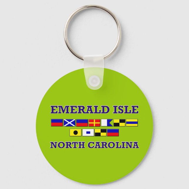 Emerald Isle Keychain (Front)