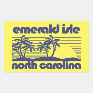 Emerald Isle,North Carolina Rectangular Sticker