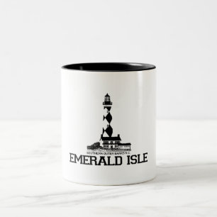 Emerald Isle. Two-Tone Coffee Mug