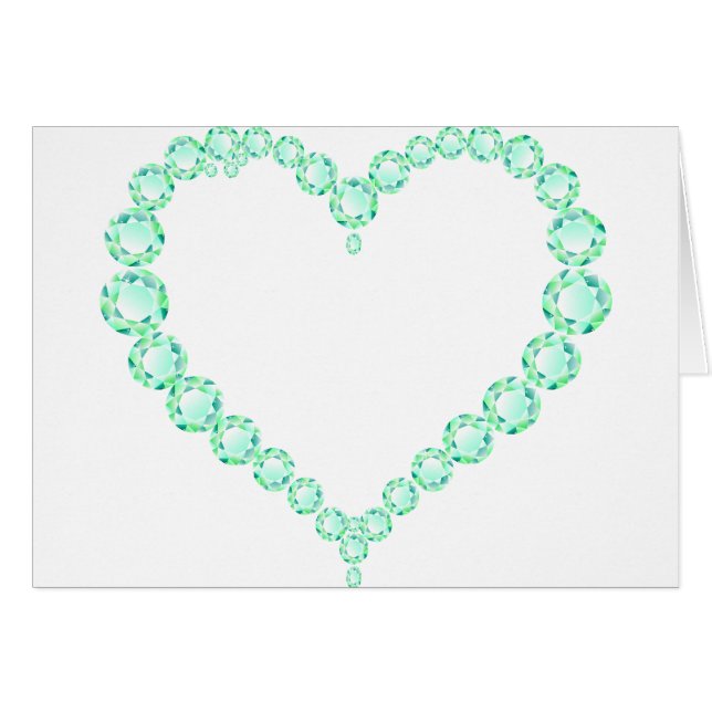 Emerald Jewel Heart (Front Horizontal)
