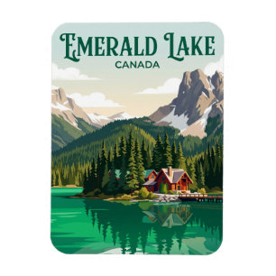 Emerald Lake Canada Magnet
