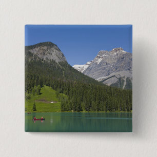 Emerald Lake, Canadian Rockies, British 15 Cm Square Badge