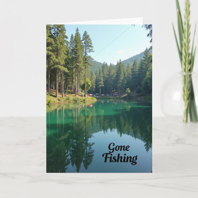 Emerald Lake Fathers Day Card (Front)